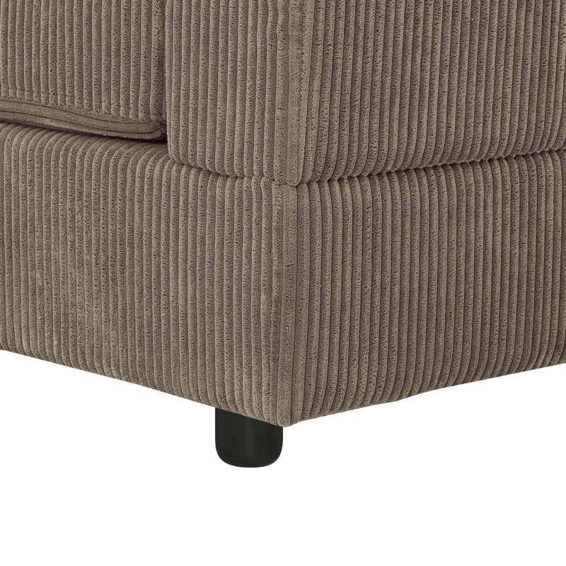 Reversible Modular Corner Sectional With Ottoman, Camel