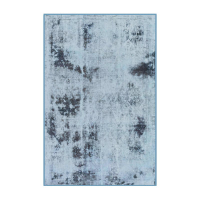 Tapis décoratif multicolore à motif abstrait