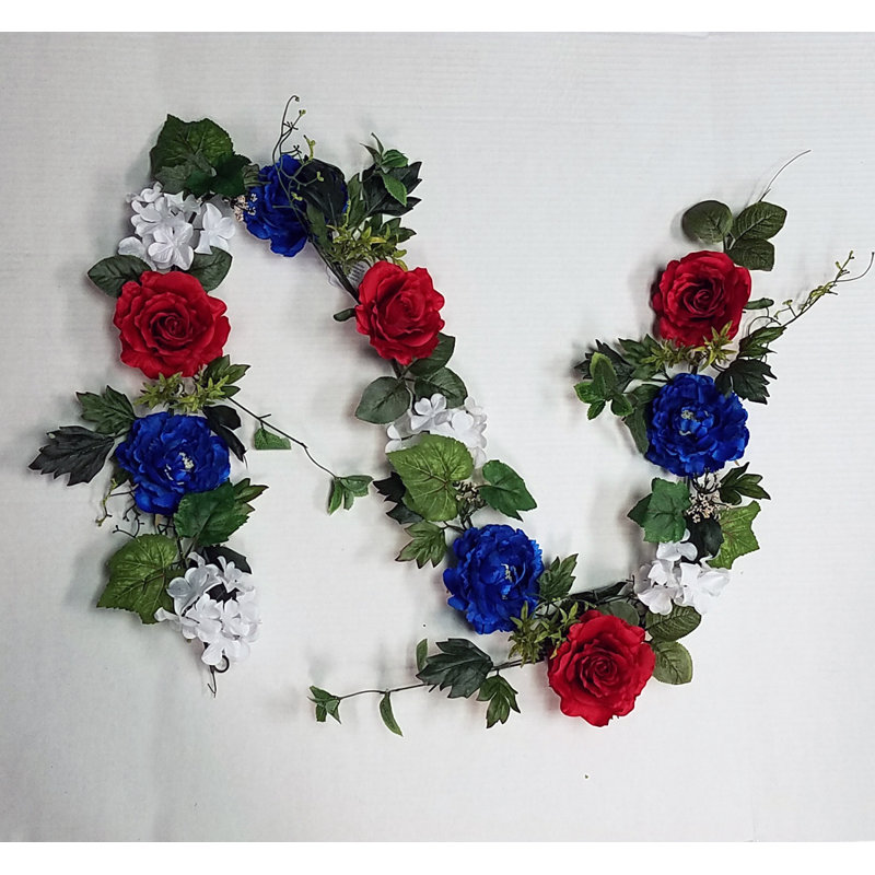 Guirlande patriotique floral
