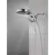 HydraChoice Hydrorain 5 Spray Dual Shower Head and Handheld Shower with H2Okinetic 1.75 GPM