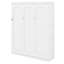 Lit escamotable polyvalent avec tablettes de rangement-336090376