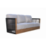 Aniston 81.5'' Teak Outdoor Patio Sofa with Sunbrella® Cushions