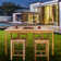 5 Piece Teak Wood Antigua Patio Counter Height Bistro Set With 63" Rectangular Table And 4 Stools