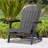 Foldable Acacia Wood Adirondack Chair – Traditional Slats, Wide Armrests, Rustic Outdoor Design, Easy Storage-1256354544