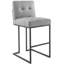 Tabouret de bar en acier inoxydable Privy Performance de Modway-240901635-240901840-240881306