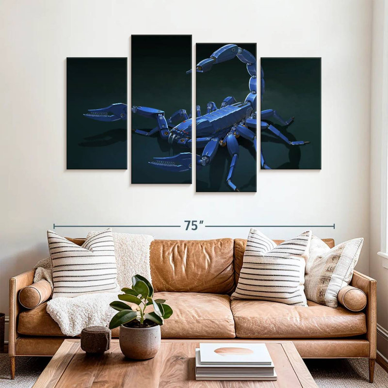 Kelan Metal Scorpion, 42" H x 68" W