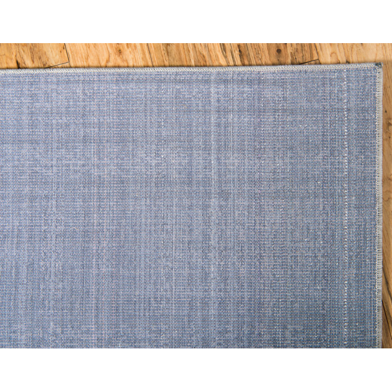 Tapis gris / bleu Frodsham, Tapis de couloir 2 pi 2 po x 6 pi 1 po
