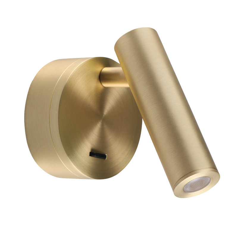 LED Spotlight, Satin Brass
