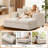Corduroy Upholstered Sofa Lounge Chair With Removable Ottoman And Pillows-74963642