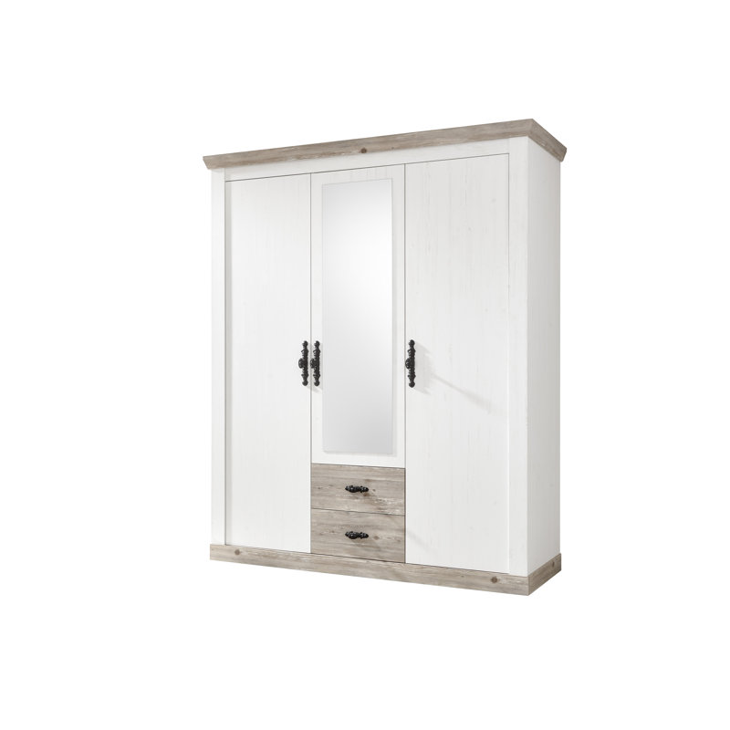 Kit 3 Door Manufactured Wood Wardrobe