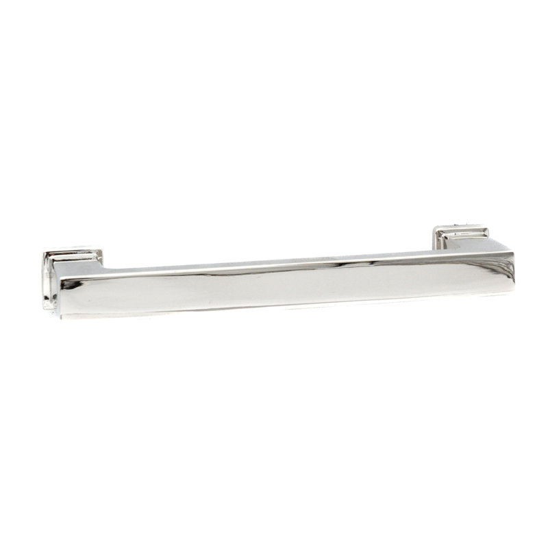 Chelsey 4" Center to Center Polished Nickel Bar Drawer Pull, 4", Polished Nickel