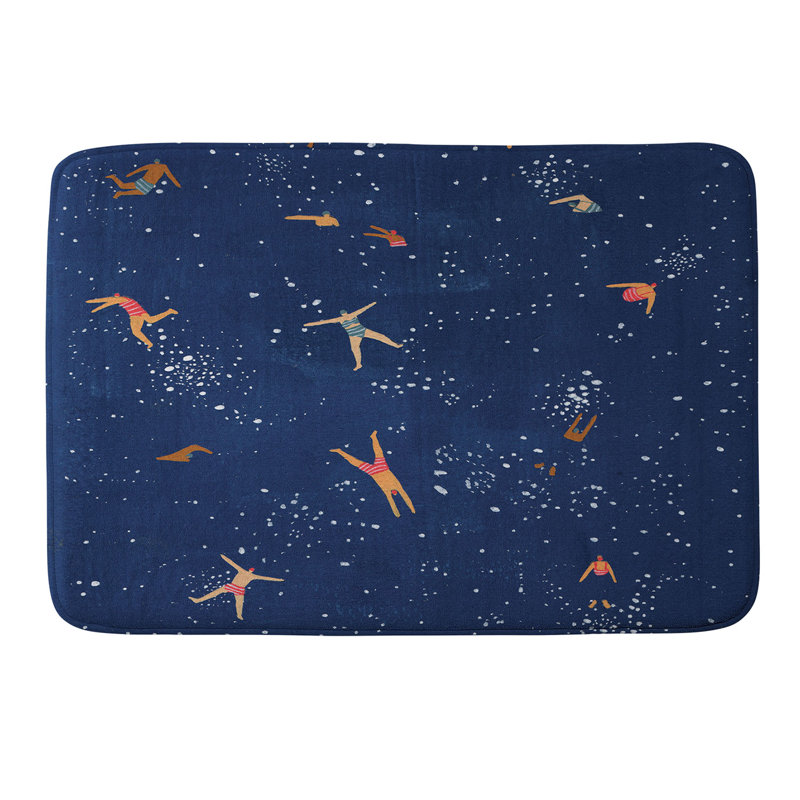 Tapis de bain Helo Birdie Sky, Simple - L 17 po x l 24 po