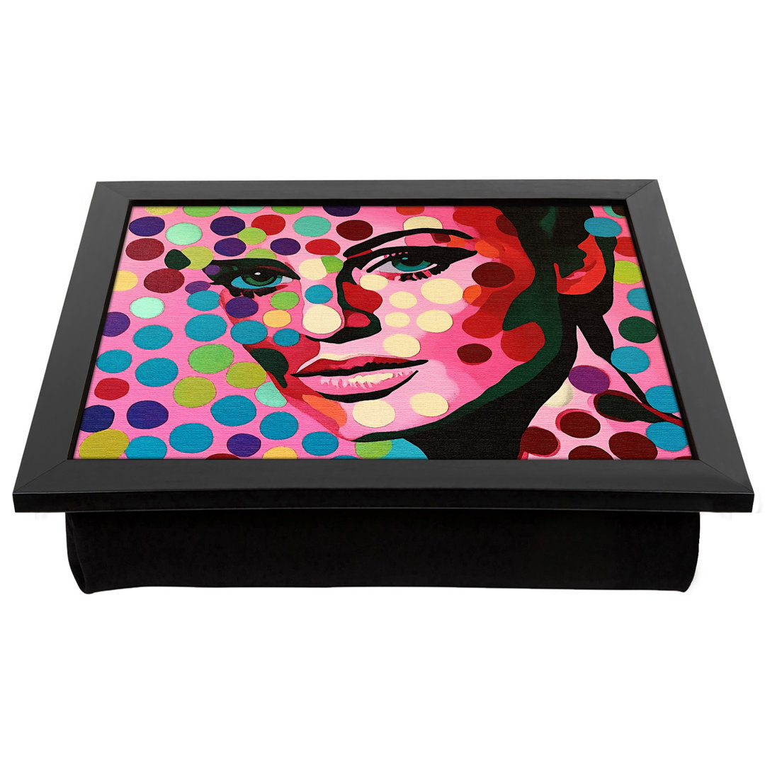 Pop Art Face Vol.3  Lap Tray with Cushion