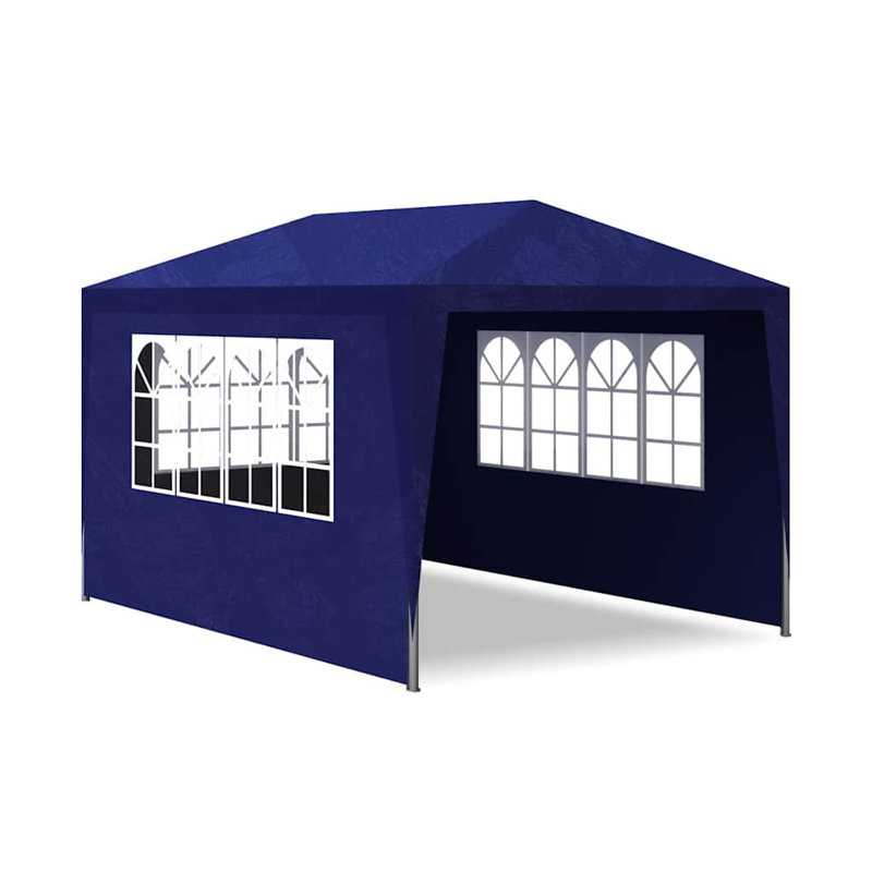 4m x 3m Steel Party Tent, Green