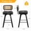 Tabouret de bar et de comptoir pivotant Lucania-377456196-372325215-362399369