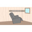 Housse pour fauteuil inclinable et extensible Arainy-148101509-148101504