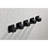 3.4 In. Valve - 3/4" Cast Metal Adjustable Brass Handle Rust & Corrosion Resistance Matt Black 2.26 In Deep