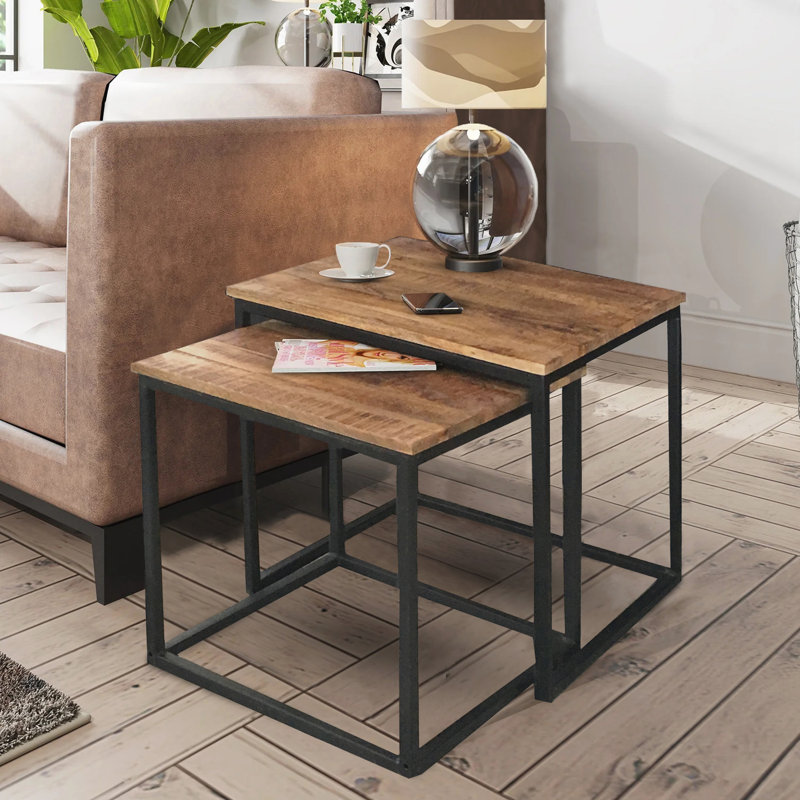 Chamness Solid Wood Nesting Tables