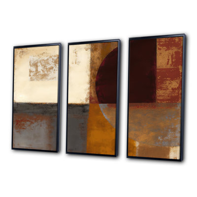 " Chocolate Brown Elementary V " 3 - Pieces
