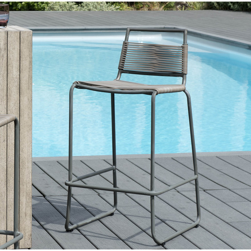 Worden Metal Outdoor Stool
