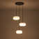 3-light Dimmable Cluster Pendant