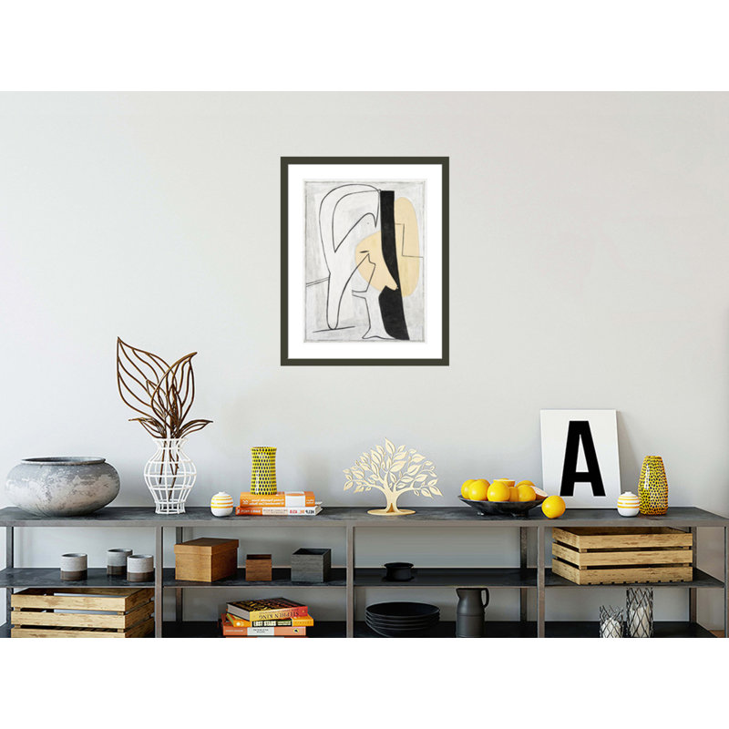 Figure by Pablo Picasso -Framed Giclee Print, 29.24" H x 23.5" W