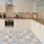 Wall 120x60 cm Mosaic Tile in Grey/Brown
