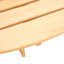 Table de pique-nique pour 8 personnes Natural Outdoor Table de pique-nique ronde pour 8 personnes avec 4 bancs intégrés et ensemble de banc pour parasol-1094911163