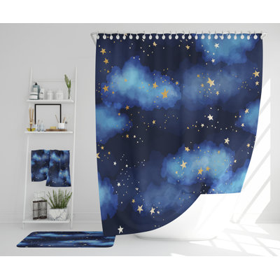 Nebiha Polyester Shower Curtain Set