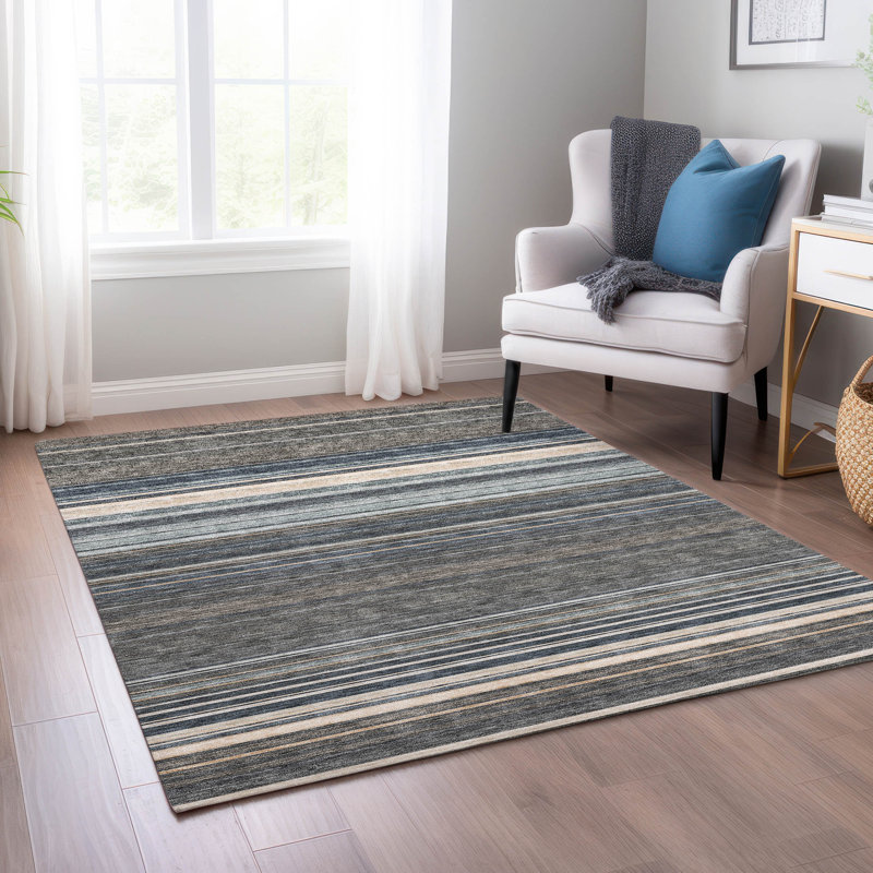 Chayden rug with non-slip backing, Rectangulaire 3 pi x 5 pi