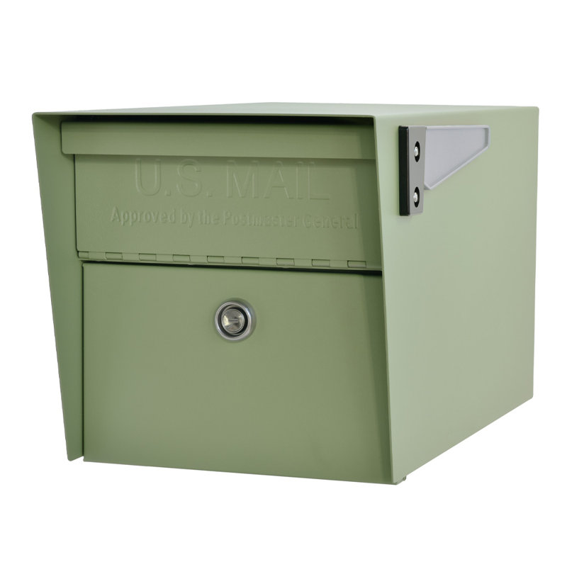 Mail Manager Locking Security Mailbox, Sage Green