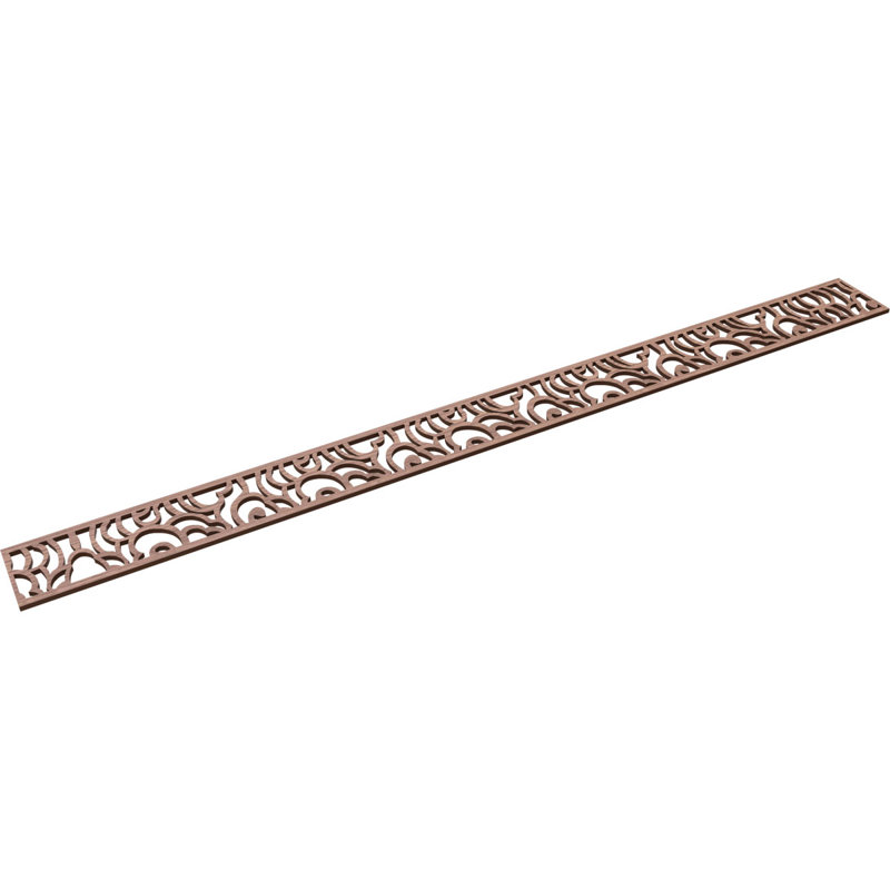 Moulure de panneau Springfield, Noyer, H 4 po x l 46,375 po x P 0,375 po