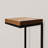 C Shape Rustic Side Table-795857613
