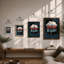 Rain Modern - Framed Print-1524561944-1524562020