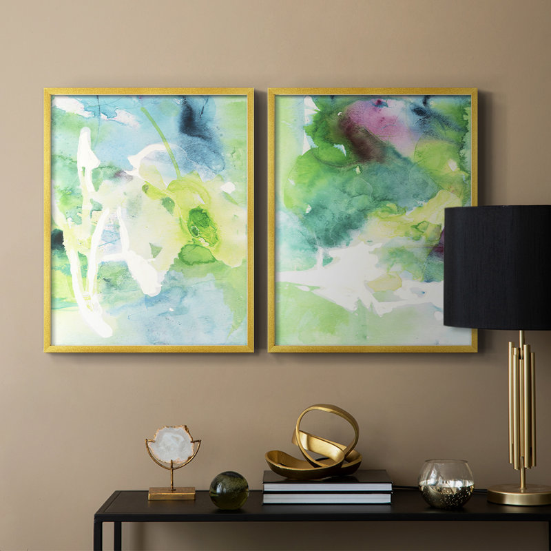 «Rising Above III», reproduction encadrée de qualité supérieure - prête à être accrochée - aucun clou requis - aucun clou requis
