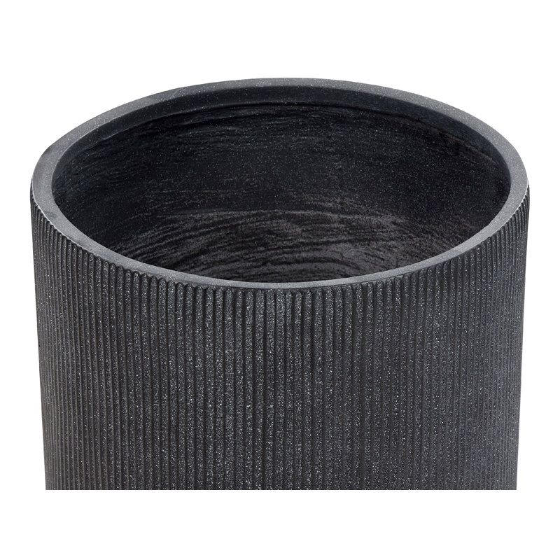 Alazne Pot Planter, Grey, 55cm H x 55cm W x 55cm D