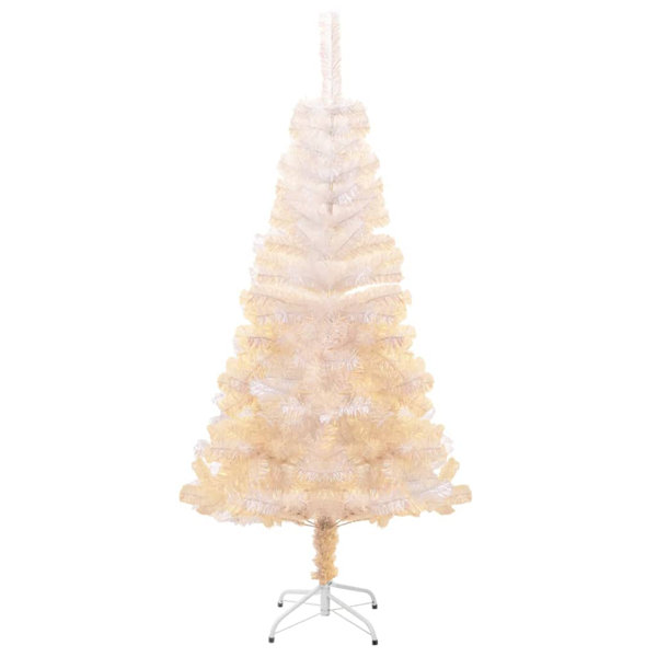 National Tree Company 32 in. White Iridescent Tinsel Artificial