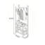 Vintage Solid Wood Hall Tree Rack-129020167