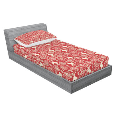 Nordic Microfiber Geometric Fitted Sheet