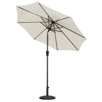 228 cm Round Garden Parasol