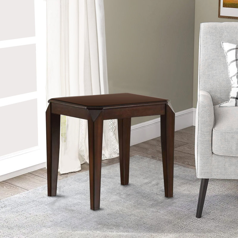 Table d'appoint carrée 23 pouces Classic Edge