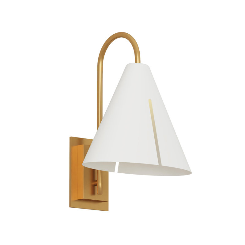 Cambre 1 - Light LED Bath Sconce, Matte White