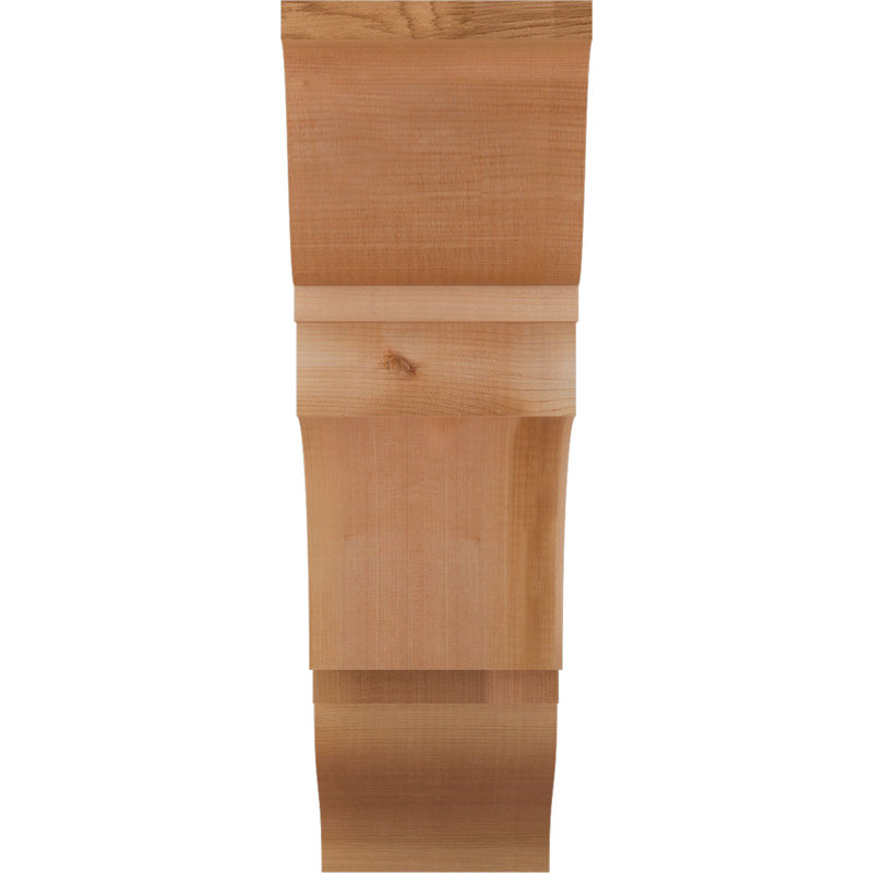 Support traditionnel Westlake, Cèdre rouge de l'Ouest, Lisse, H 20 po x l 5,5 po x P 20 po