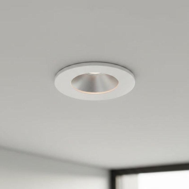 5 Watt White Recessed Ceiling Mounted Downlight, White