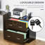 Armoire verrouillable à 2 dossiers, rangement de bureau amélioré, capacité de 110 lb, l 28,97 po x P 16,5 po H 27,74 po avec 2 tiroirs, idéale pour une utilisation à domicile