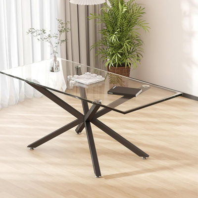 Base de table en métal robuste pour les plateaux en bois / verre / marbre, les pieds de table de cuisine et les pieds de bureau, les pieds de meubles de bricolage avec renforts
