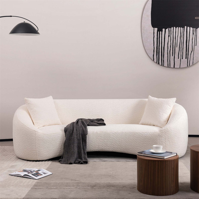 Canapé 93,31 po Minimalist Curved