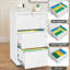 Wide 2/3-Drawer Lateral Filing Cabinet With Lock– Widened Drawers, Folding Keys, And Enhanced Safety Features-114328166