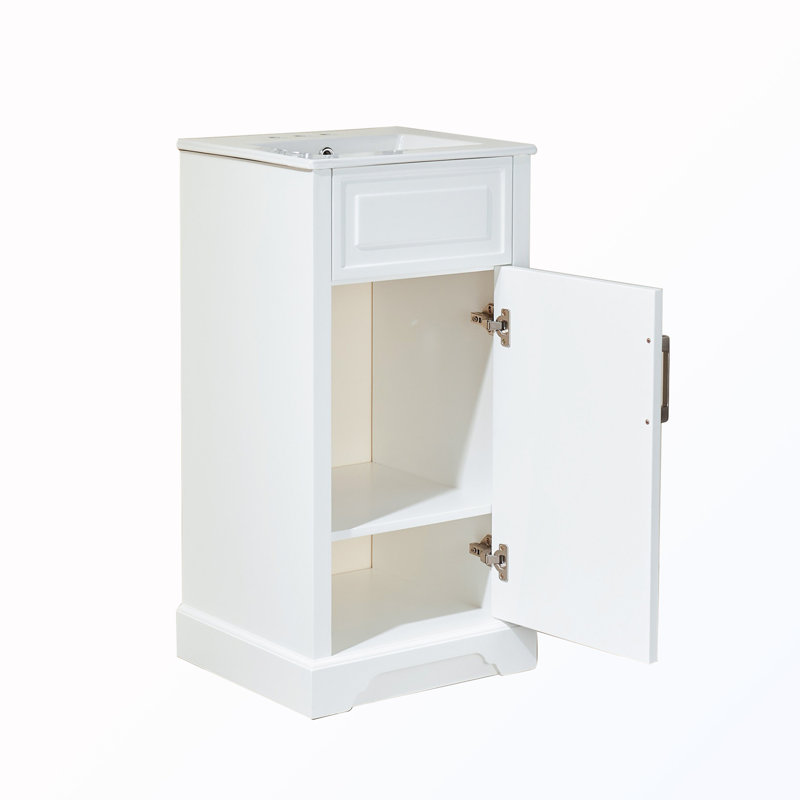Meuble-lavabo autoportant simple avec lavabo