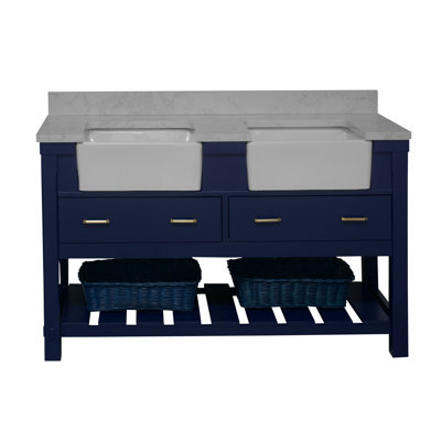 Hitton 60'' Double Bathroom Vanity